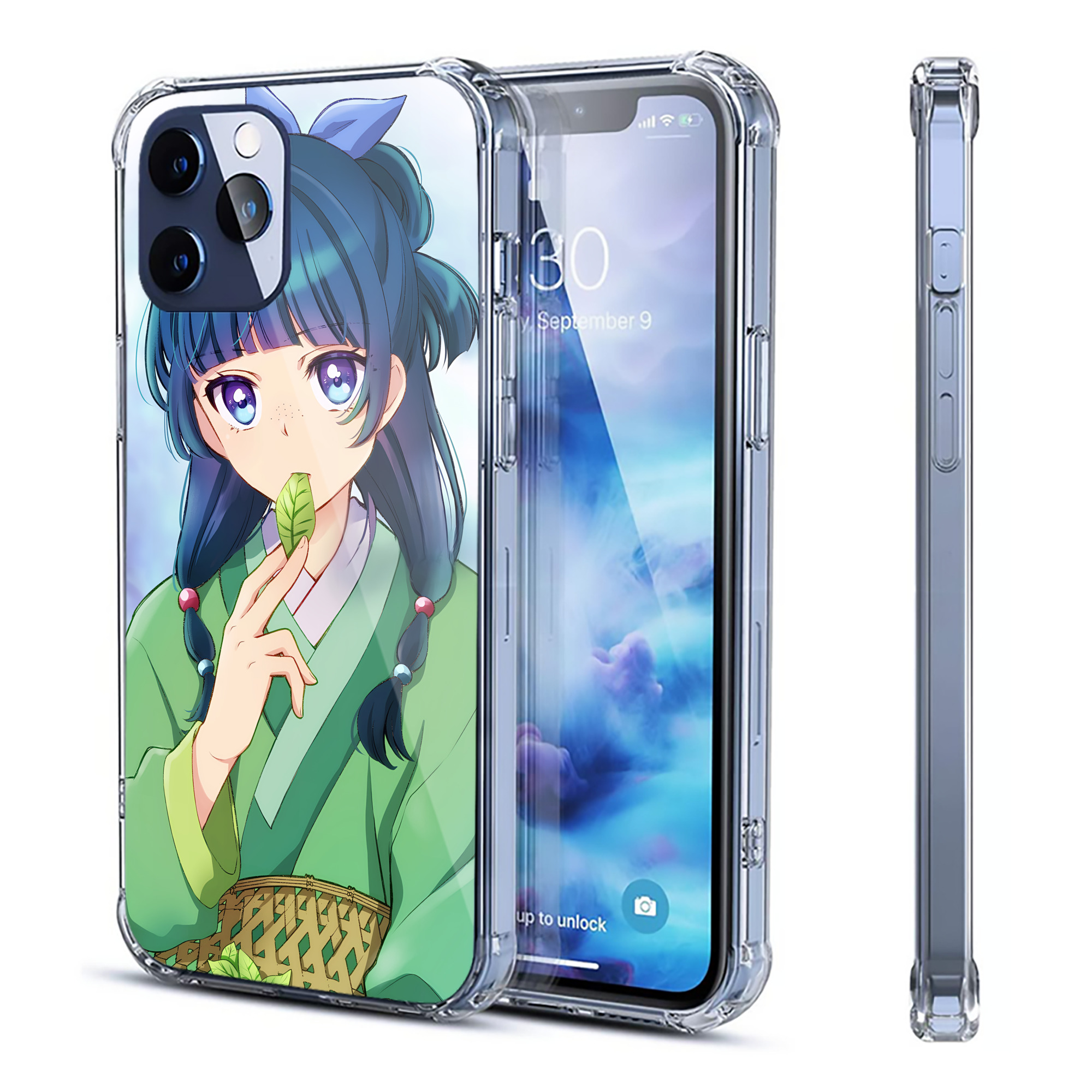 （画像用） 薬屋のひとりごと The Apothecary Diaries 【iPhone 12シリーズ対応】透明スマホケース（クリアソフトケース）